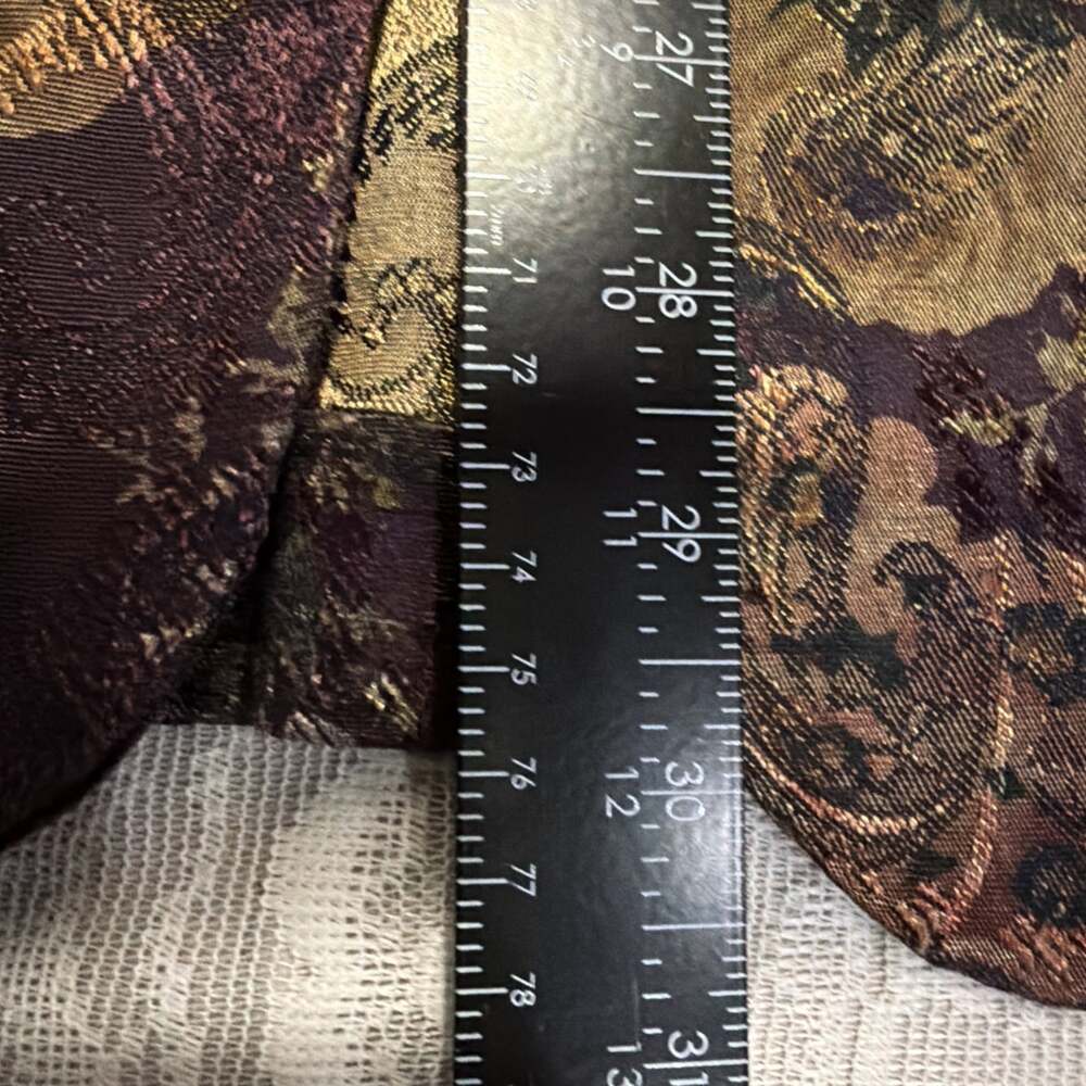 VNTG 1980s Tapestry Grunge Dark Cottagecore, Whimsigoth Shoulder Pads Academia M - Picture 7 of 10